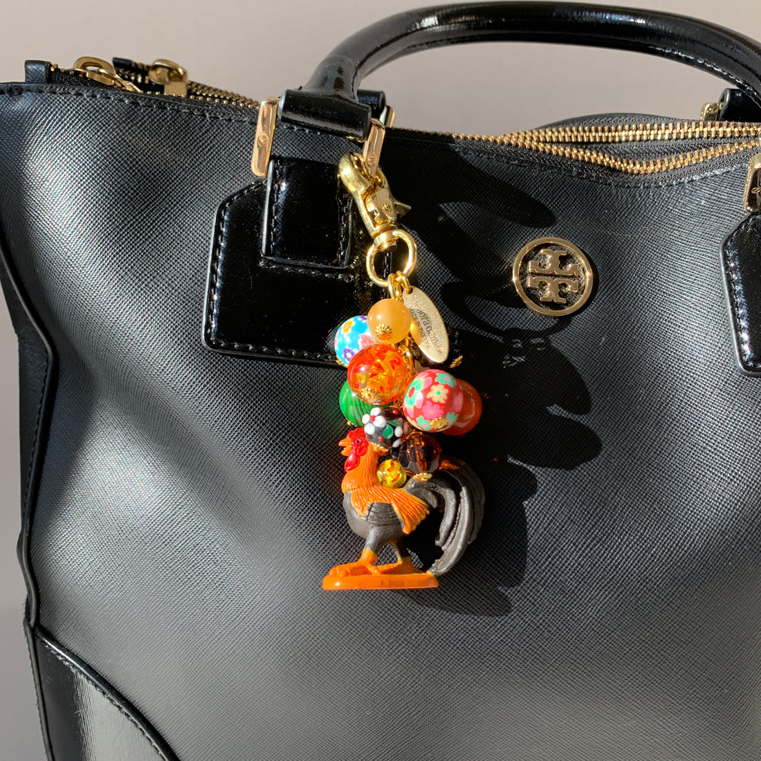 Rooster Purse Charm