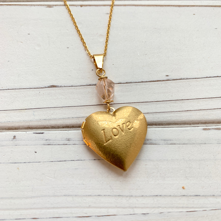 Lovesick Heart Locket Necklace