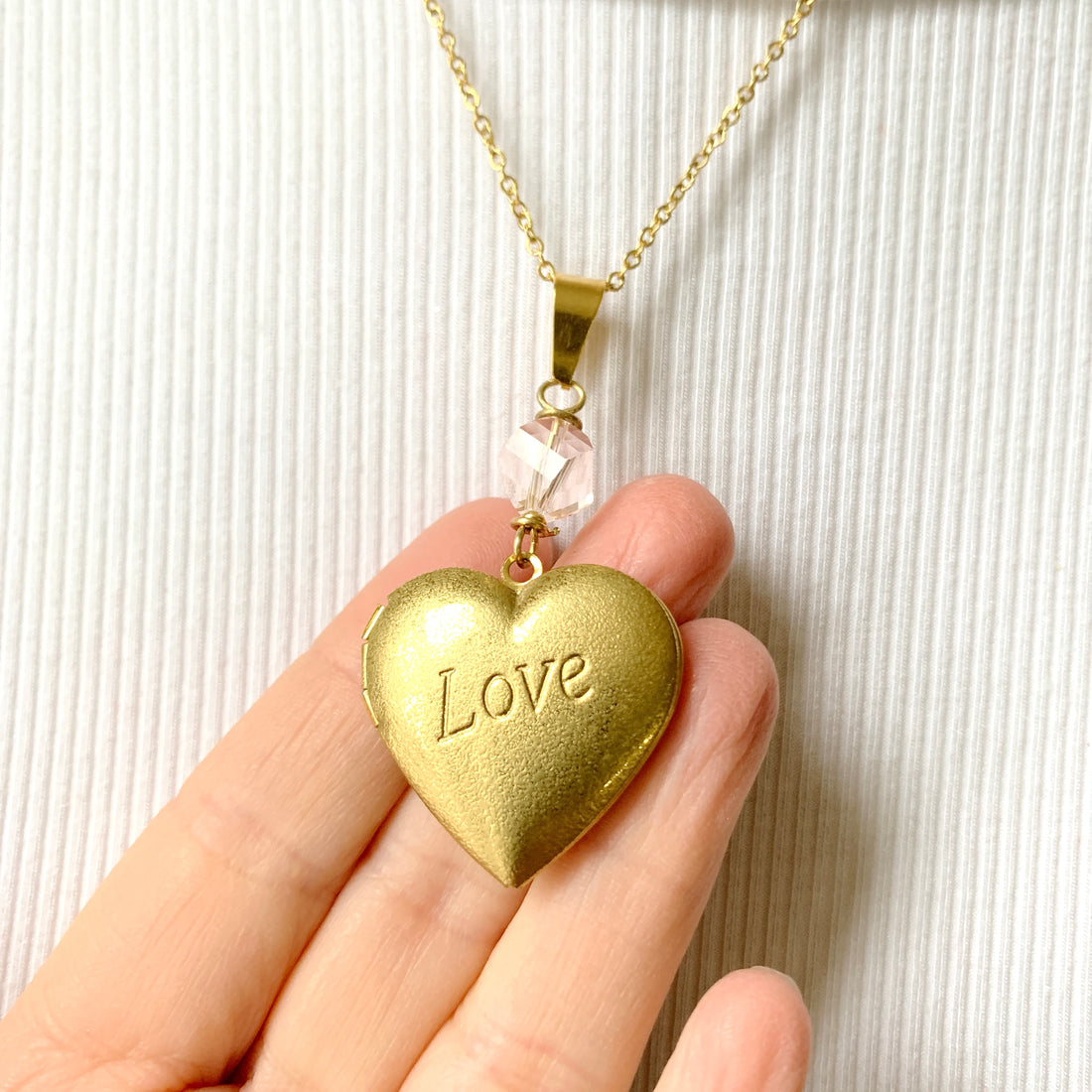 Lovesick Heart Locket Necklace