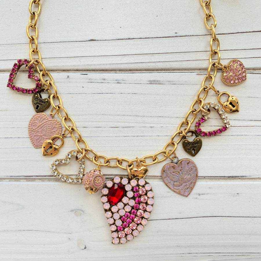 Be Mine Heart Charm Necklace