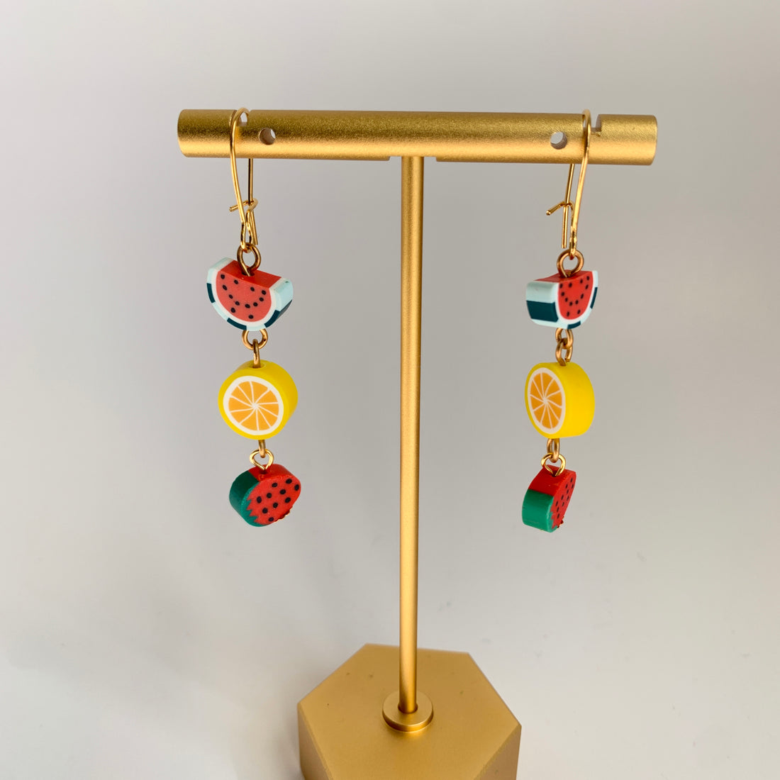 Strawberry Watermelon Earrings