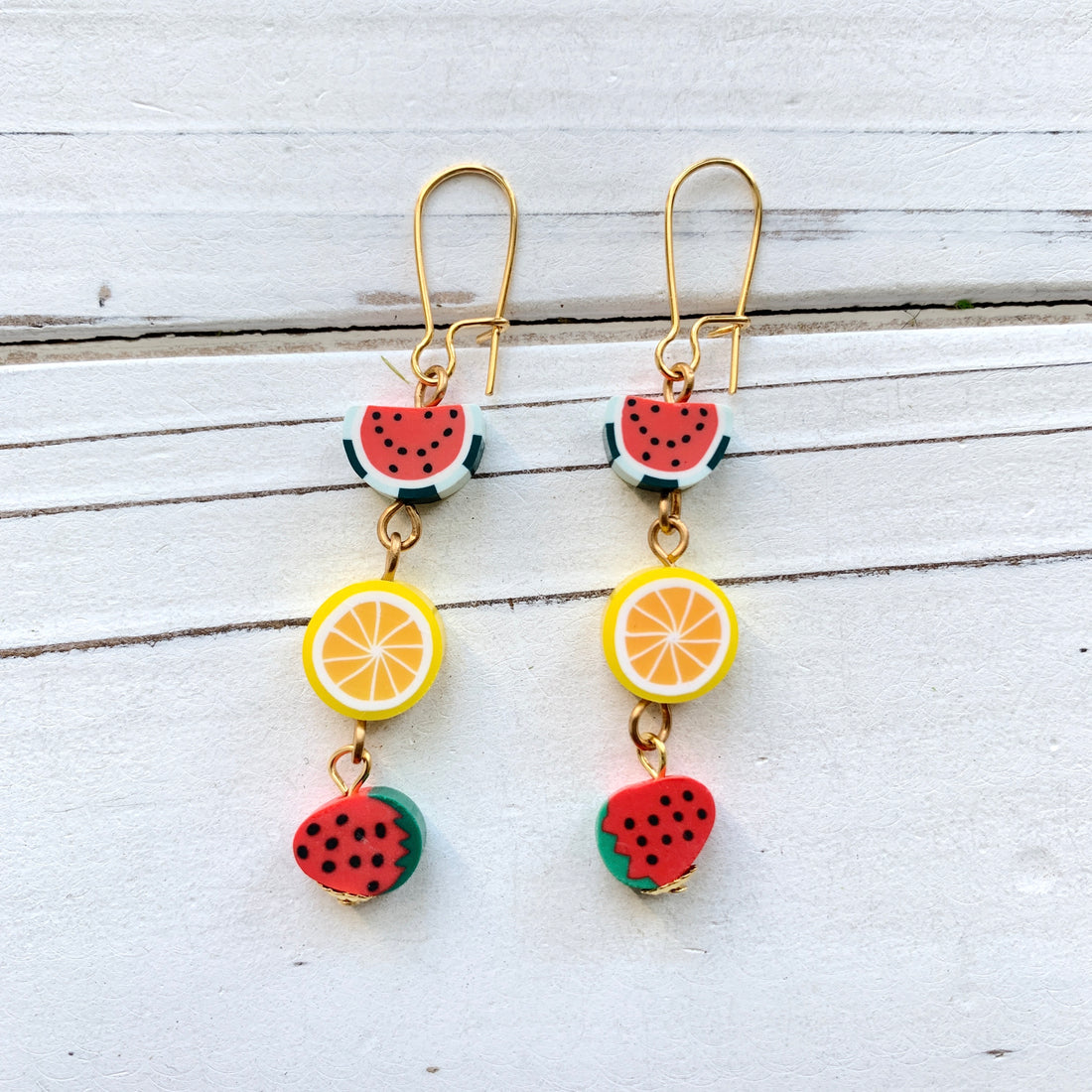 Strawberry Watermelon Earrings