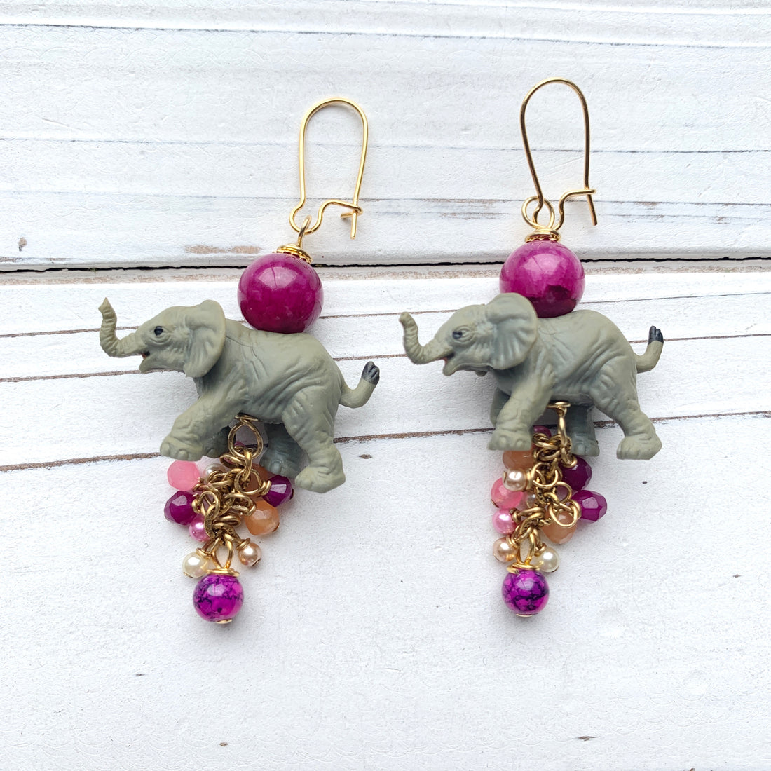 Miniature Elephant Earrings