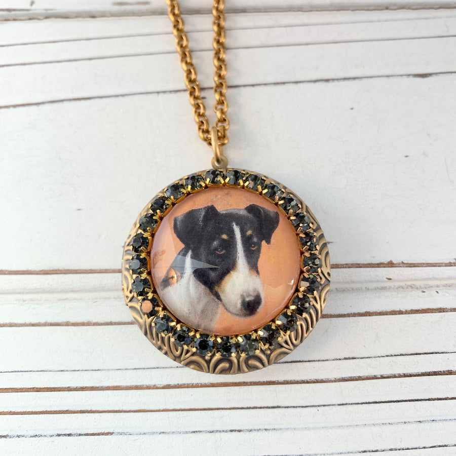 Romeo the Terrier Locket Necklace