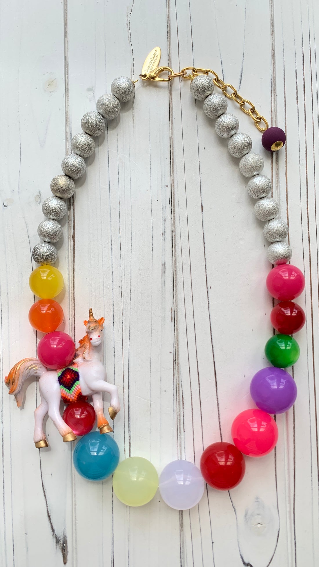 Magical Rainbow Unicorn Necklace