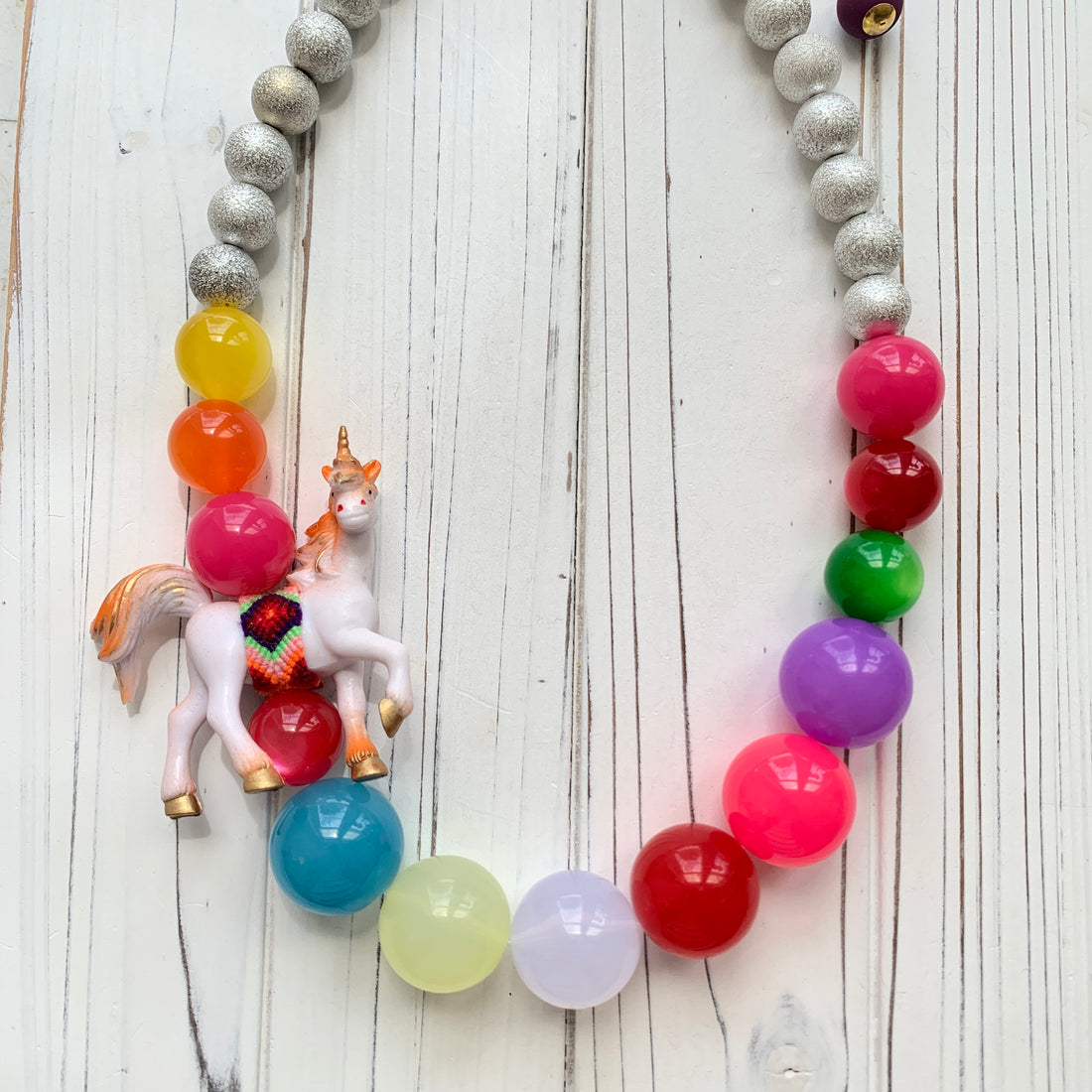 Magical Rainbow Unicorn Necklace