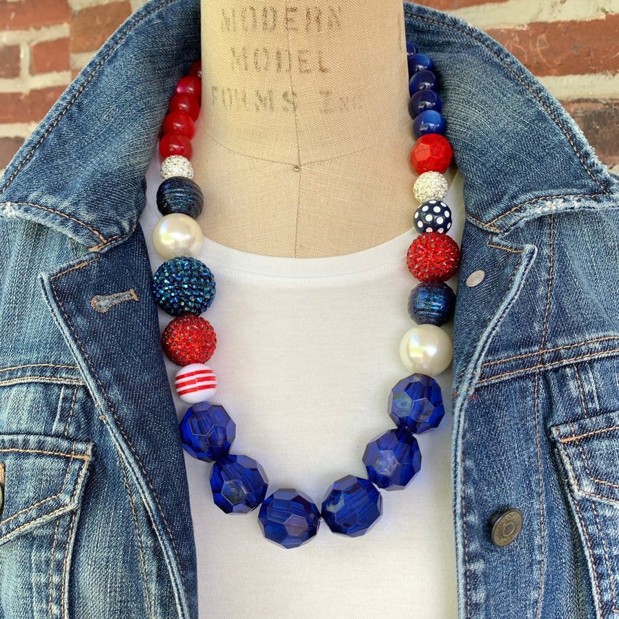 Independence Day Statement Necklace