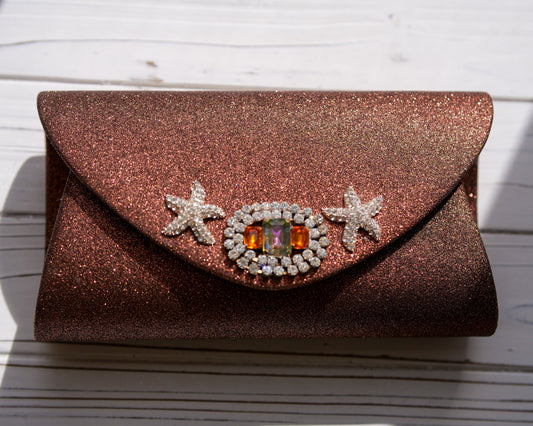 Czech Glass Clutch - One-of-a-Kind