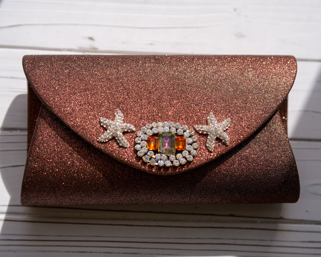 Czech Glass Clutch - One-of-a-Kind