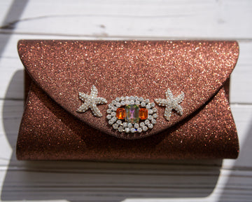 Czech Glass Clutch - One-of-a-Kind