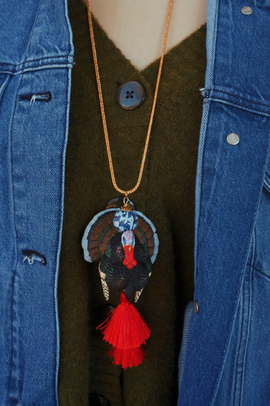 Thanksgiving Turkey Pendant