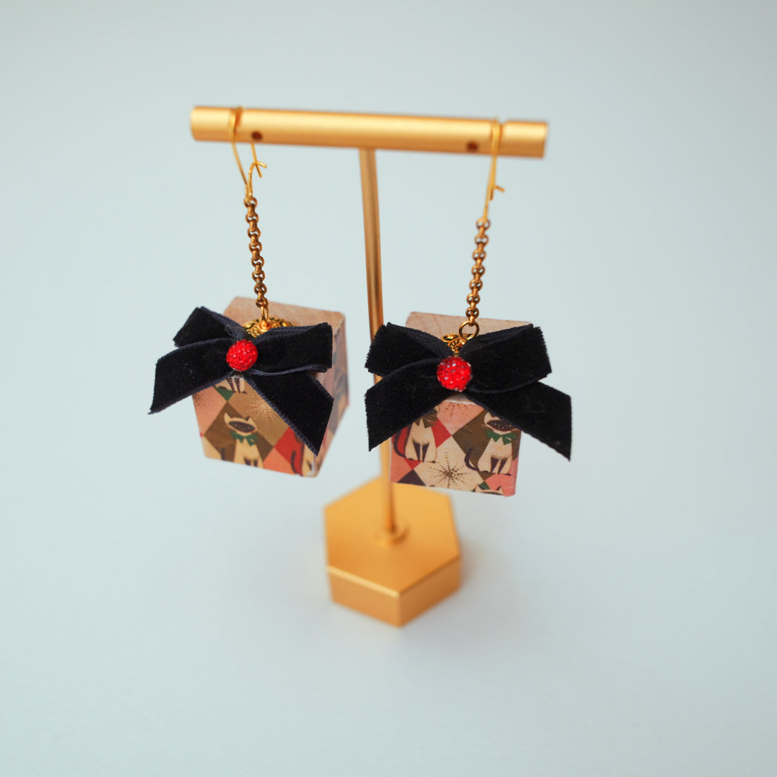 Christmas Present Earrings - Large