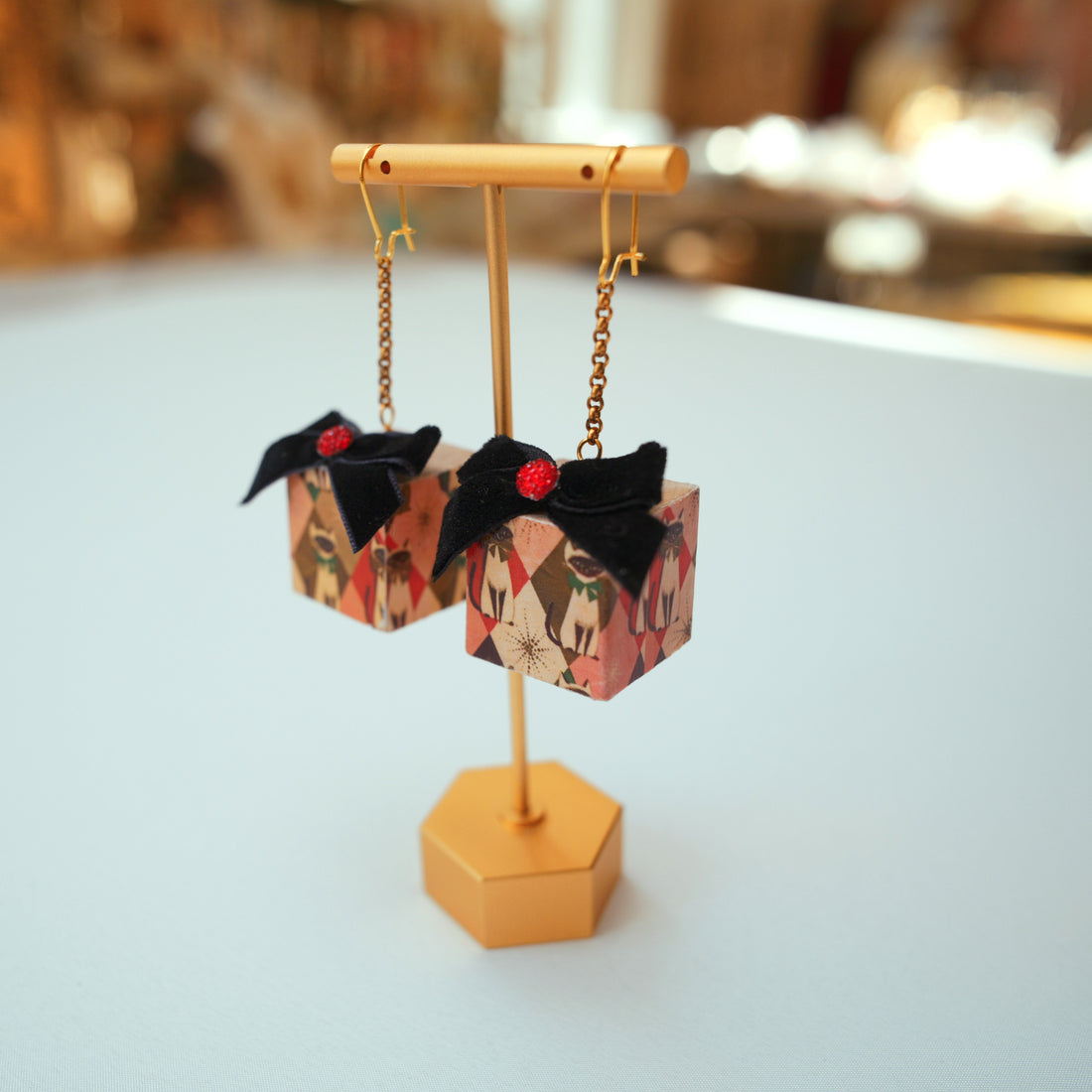 Christmas Present Earrings - Large