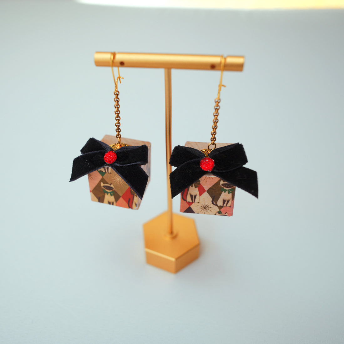 Christmas Present Earrings - Large