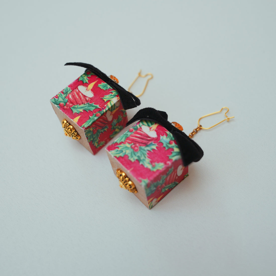 Christmas Present Earrings - Large