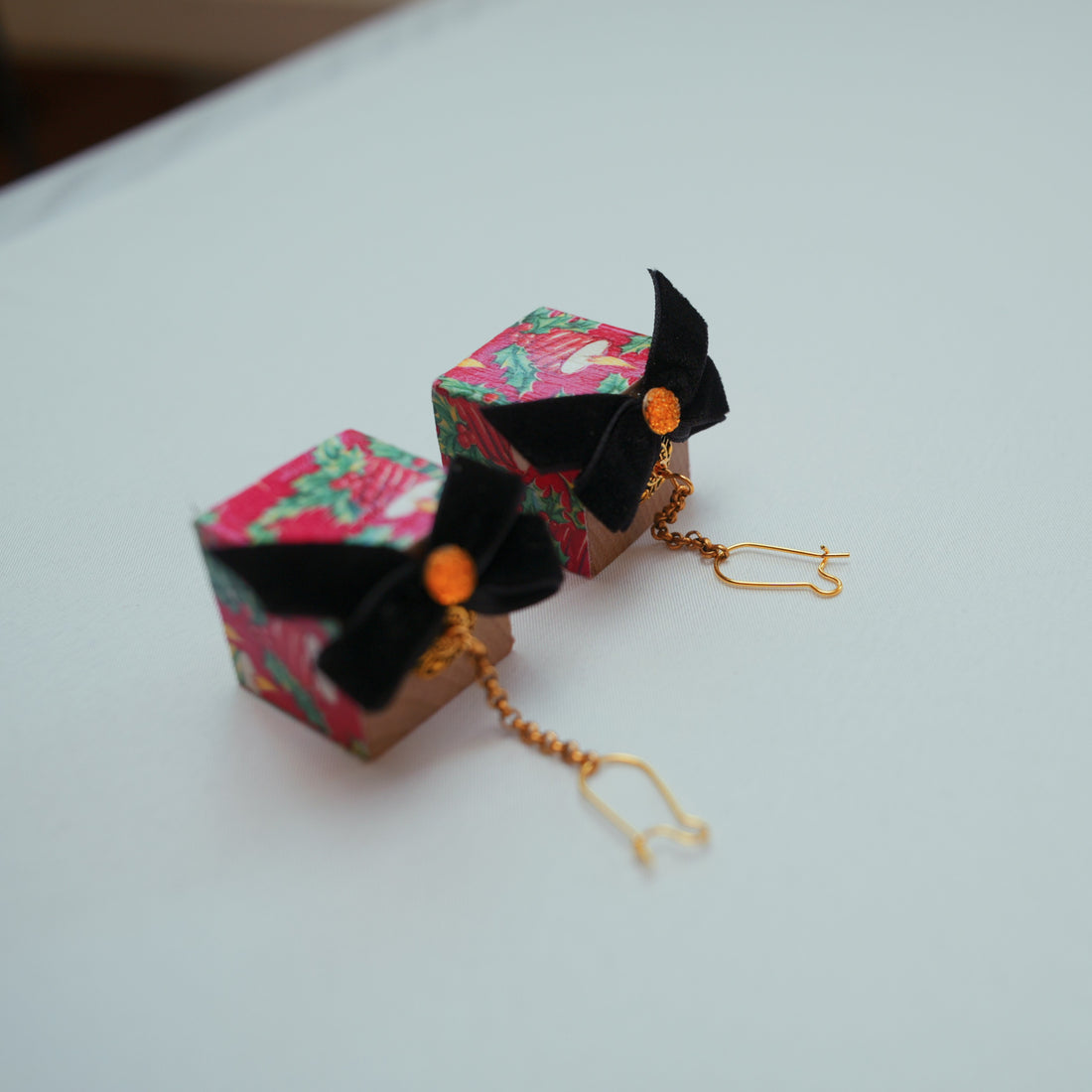 Christmas Present Earrings - Large