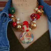 Santa Cluster Necklace