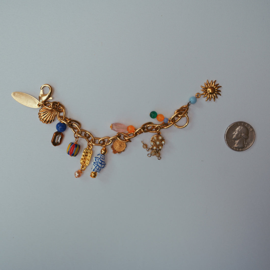 One-of-a-Kind Vintage Charm Bracelet