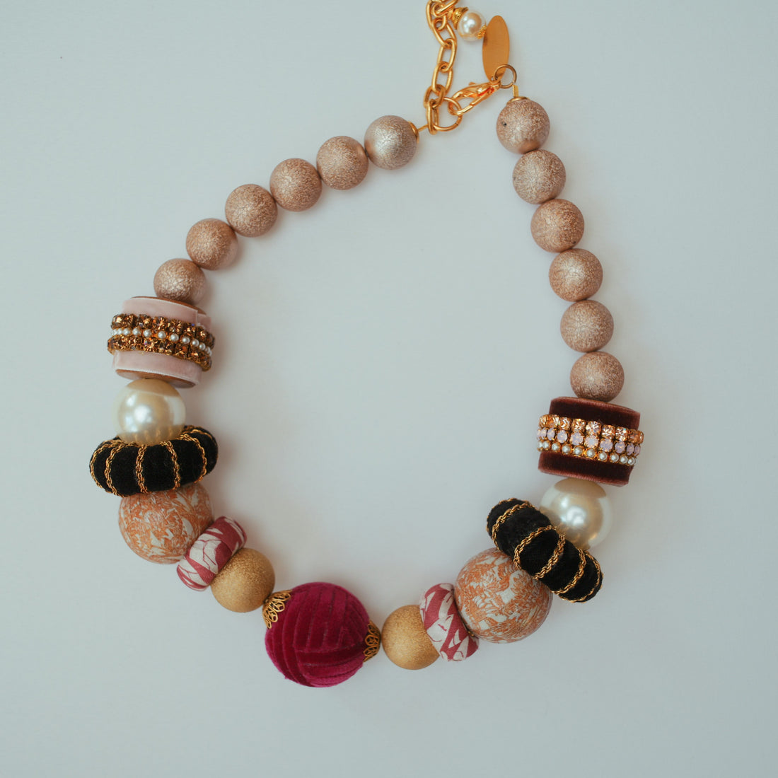 Velveteen Bauble Necklace