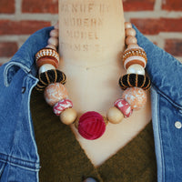 Velveteen Bauble Necklace