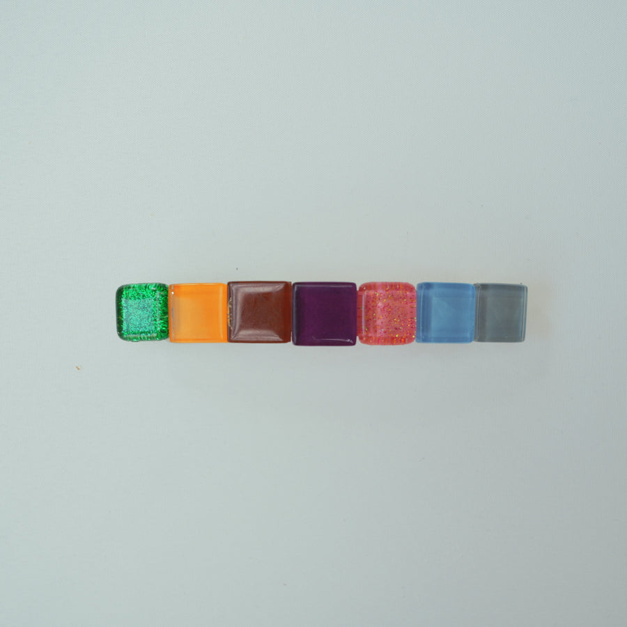 One-of-a-Kind Mosaic Barrettes - Large