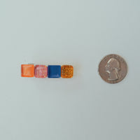One-of-a-Kind Mosaic Barrettes - Small