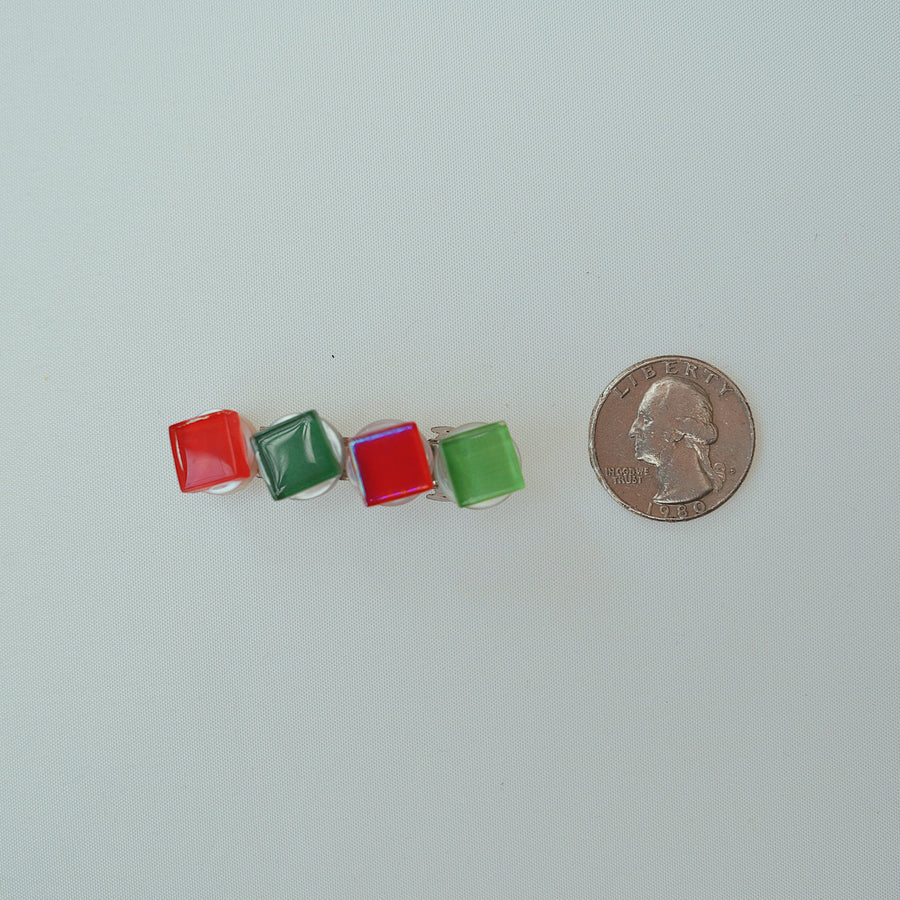 One-of-a-Kind Mosaic Barrettes - Small