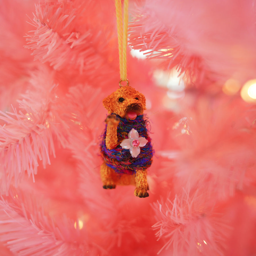 One-of-a-Kind Golden doodle Ornament