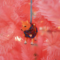 One-of-a-Kind Shiba Inu Dog Ornament