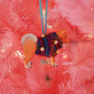 One-of-a-Kind Shiba Inu Dog Ornament