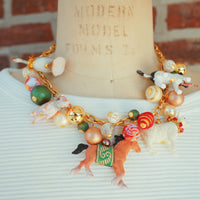 One-of-a-Kind Barnyard Christmas Animals