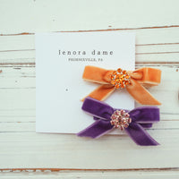 One-of-a-Kind Velvet hair bow