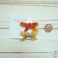 One-of-a-Kind Velvet hair bow