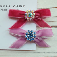 One-of-a-Kind Velvet hair bow