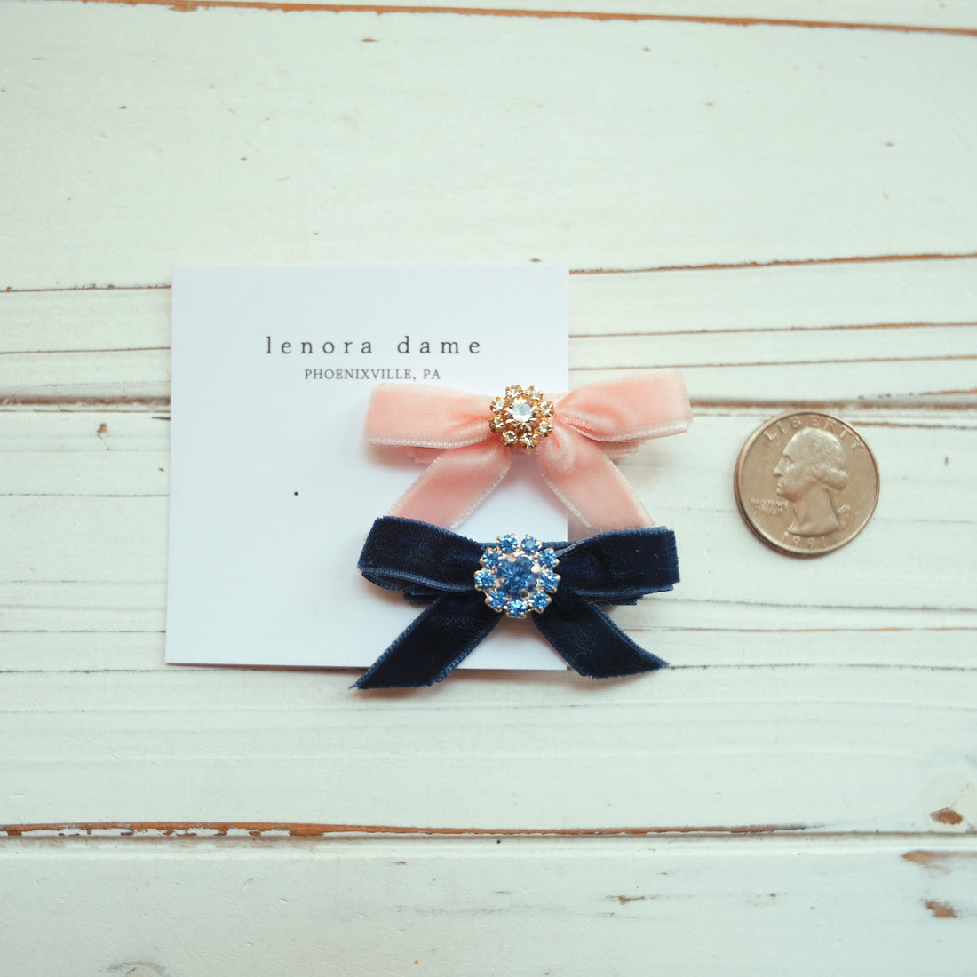 One-of-a-Kind Velvet hair bow