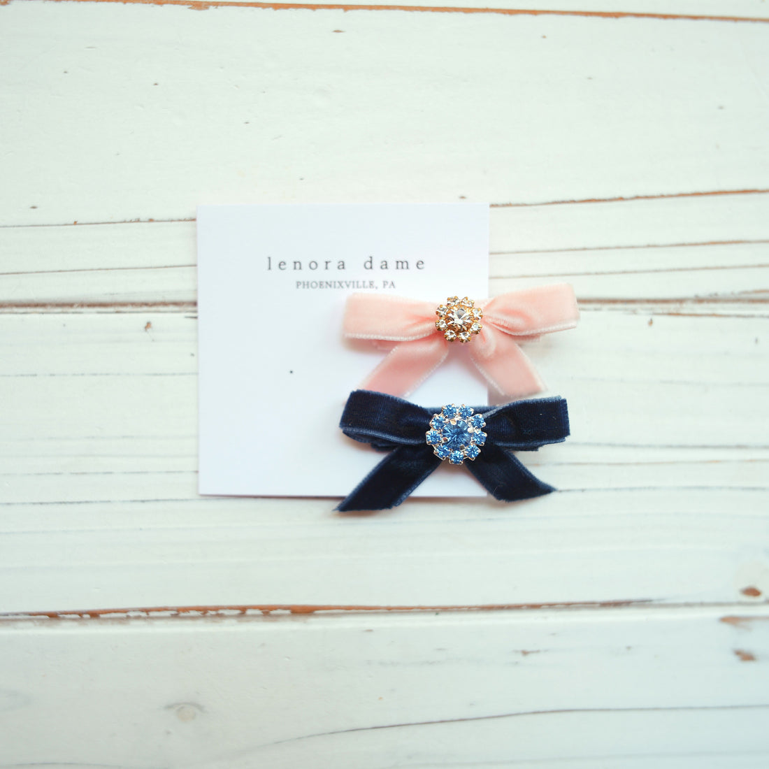 One-of-a-Kind Velvet hair bow