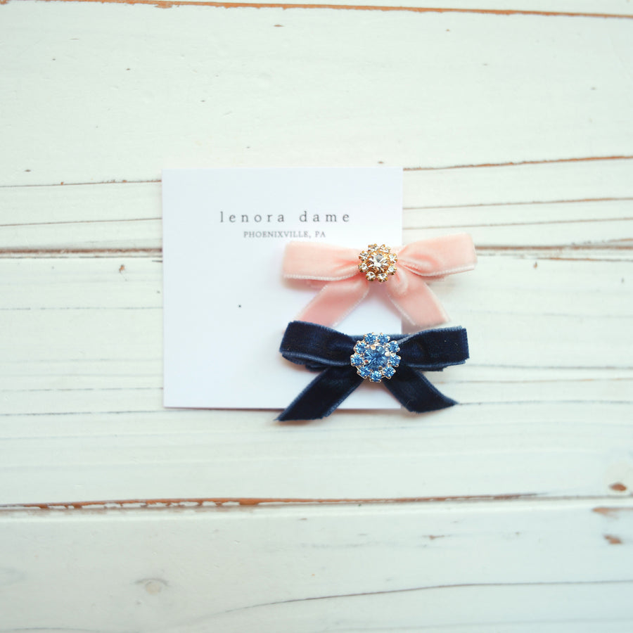 One-of-a-Kind Velvet hair bow