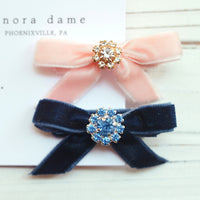 One-of-a-Kind Velvet hair bow