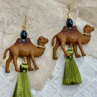 Hump Day Camel Earrings