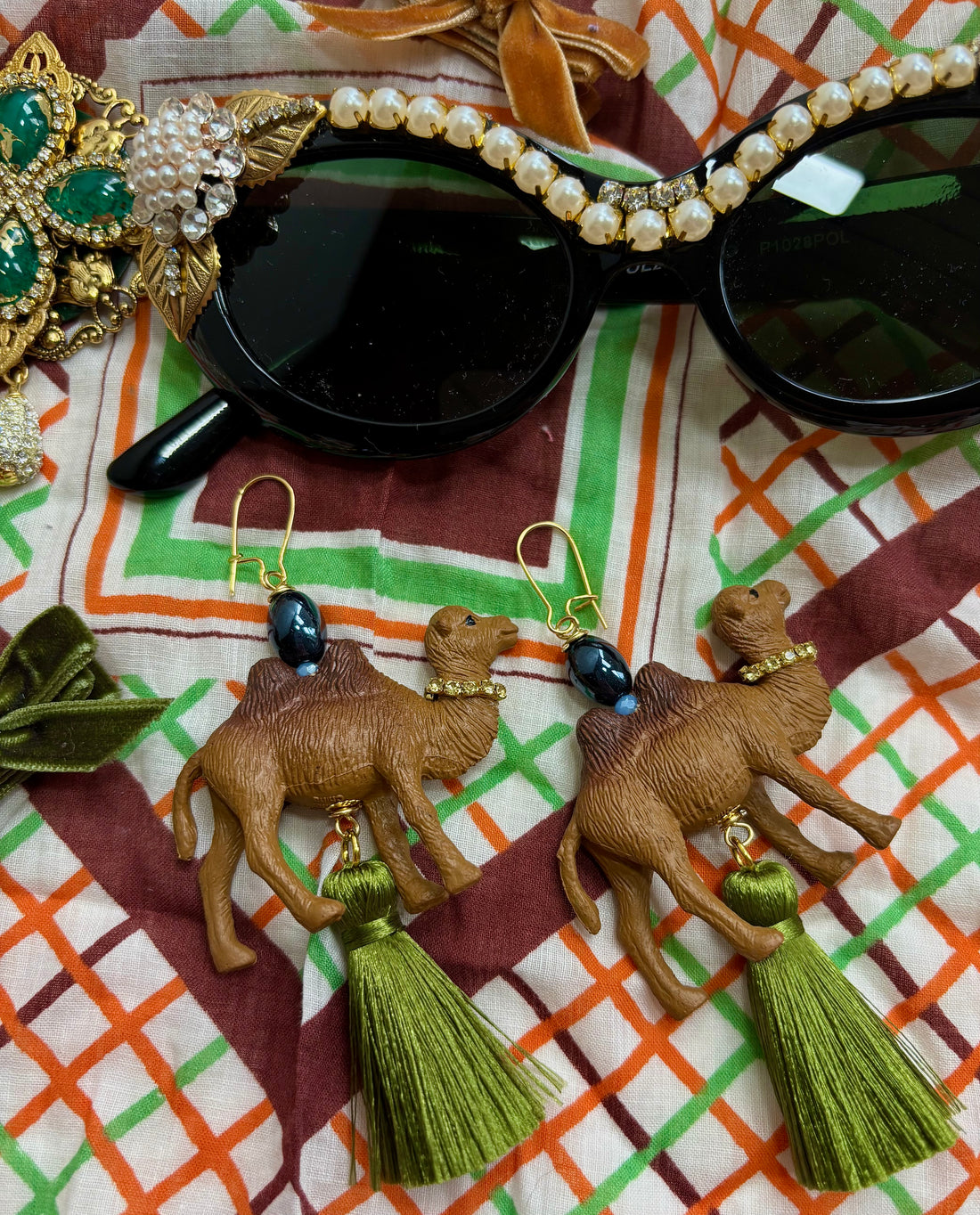 Hump Day Camel Earrings