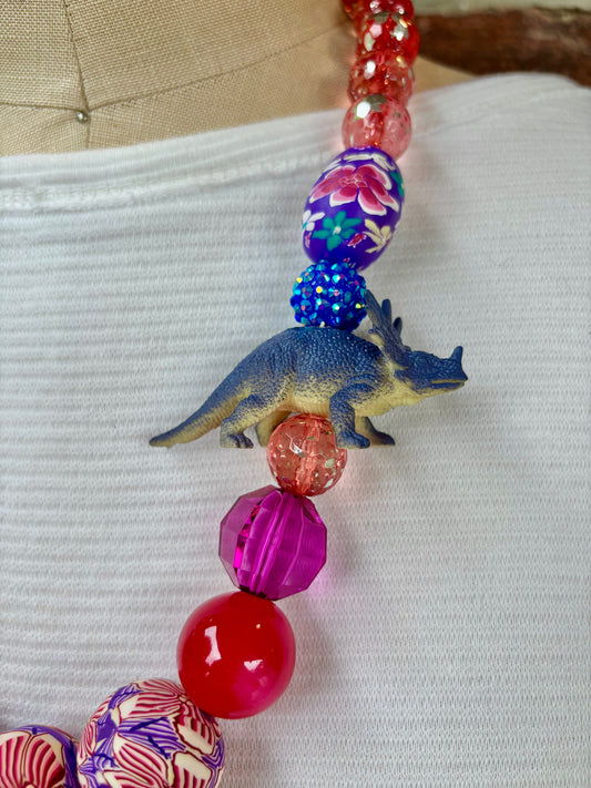 Tabitha The Triceratops Necklace