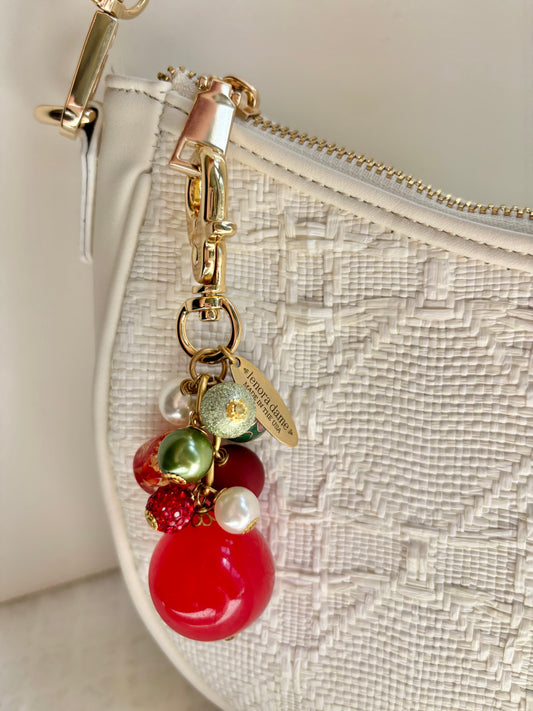 Christmas Bulb Purse Charm
