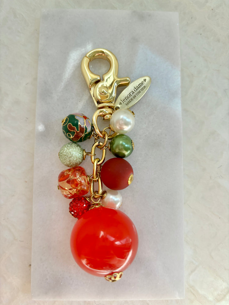 Christmas Bulb Purse Charm