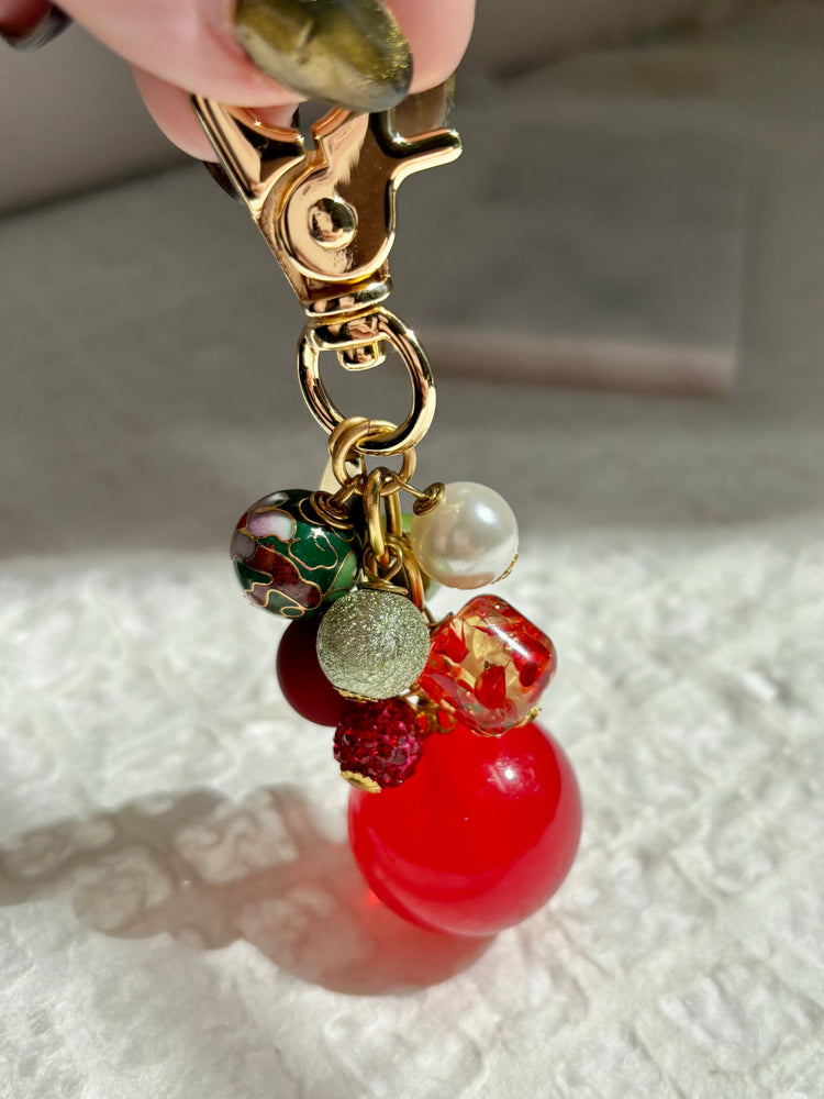 Christmas Bulb Purse Charm