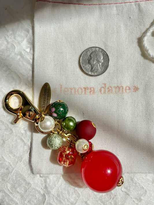 Christmas Bulb Purse Charm