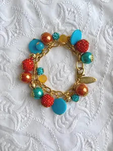 Lenora Dame Miami Football Charm Bracelet