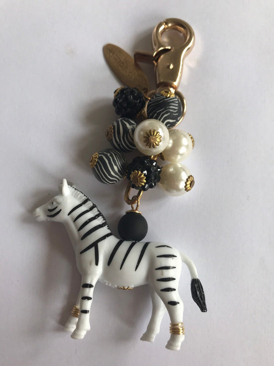 Zebra Bag Charm