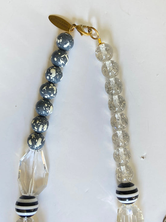 Long Queen Mum Graphic Necklace