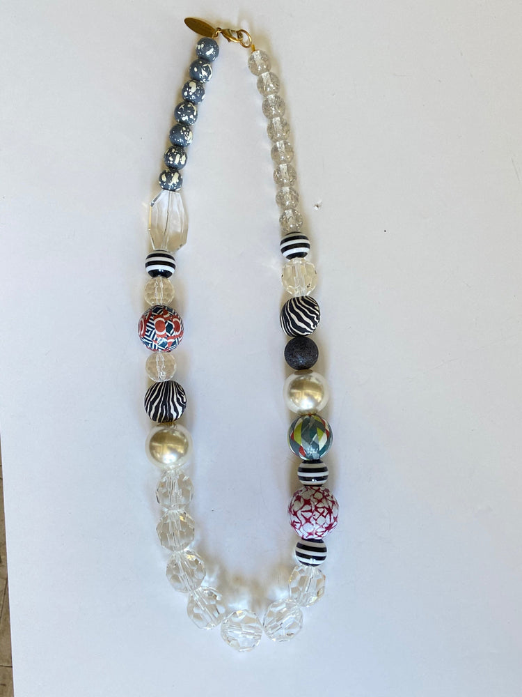 Long Queen Mum Graphic Necklace