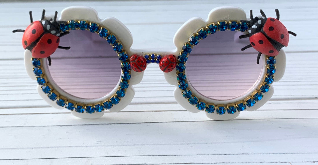 LAST ONE Lenora Dame Ladybug Sunglasses for Kids
